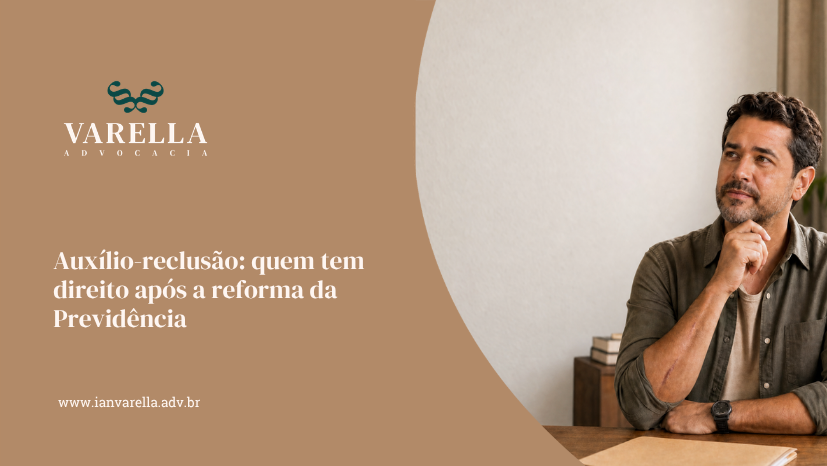 imagem de um homem em duvida com a frase Auxílio-reclusão: quem tem direito após a reforma da Previdência