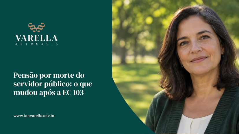 sandra na imagem e o texto sobre a pensao por morte.